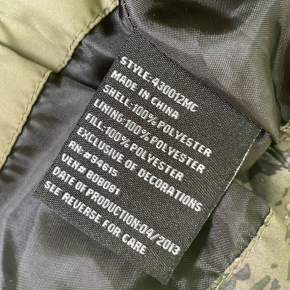 Multicolored Protection System winter jacket - Picture 12 of 12